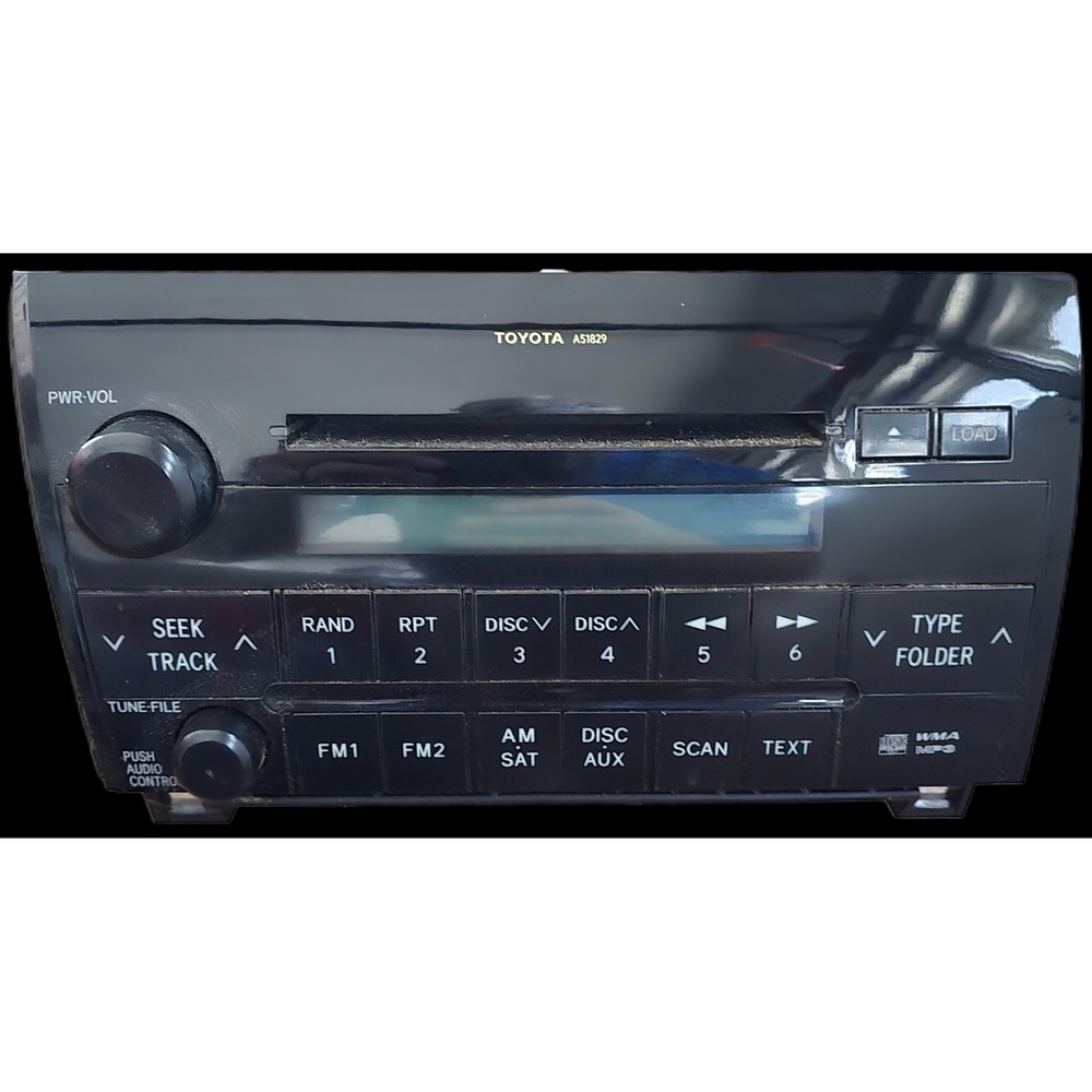 OEM AM/FM single CD player radio unit for a 2007-2013 Toyota Tundra or‎ Sequoia - Picture 2 of 7